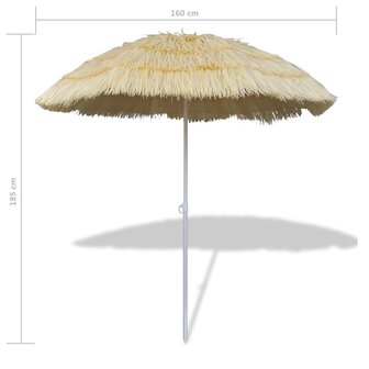 Strandparasol kantelbaar Hawaii-stijl 7