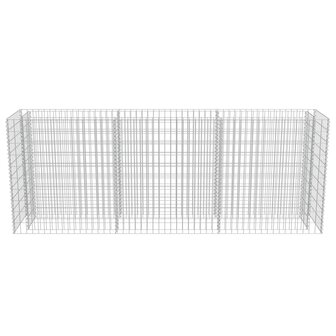 Gabion plantenbak verhoogd 270x50x100 cm gegalvaniseerd staal 5