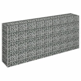 Gabion plantenbak verhoogd 180x30x90 cm gegalvaniseerd staal 3