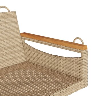 Schommelbank 109x62x40 cm poly rattan beige 7