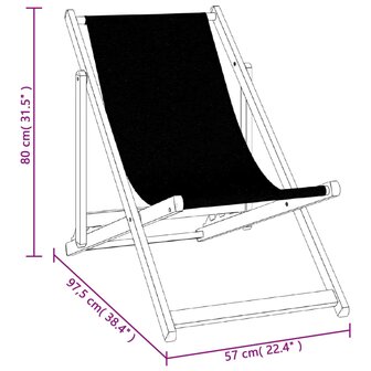 Strandstoelen inklapbaar 2 st aluminium en textileen grijs 11