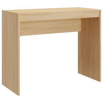 Bureau 90x40x72 cm bewerkt hout sonoma eikenkleurig 2