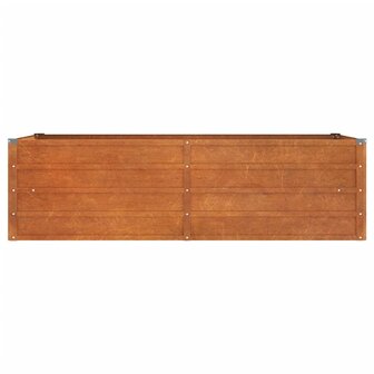 Plantenbak verhoogd 160x80x45 cm cortenstaal roestig 4