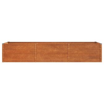 Plantenbak verhoogd 240x80x45 cm cortenstaal roestig 4