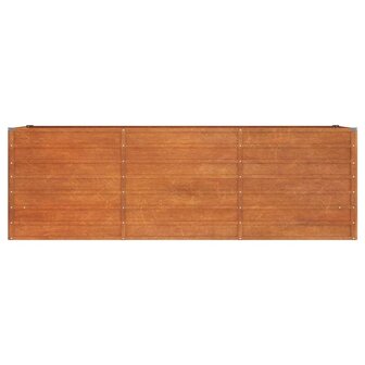 Plantenbak verhoogd 240x80x77 cm cortenstaal roestig 4