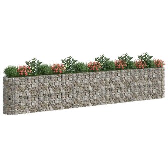 Gabion plantenbak verhoogd 540x50x100 cm gegalvaniseerd ijzer 3