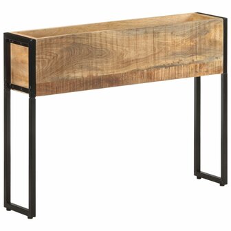 Plantenbak 90x20x68 cm ruw mangohout 1