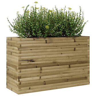 Plantenbak 110x40x68,5 cm ge&iuml;mpregneerd grenenhout 4