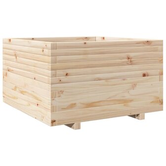 Plantenbak 80x80x49,5 cm massief grenenhout 2