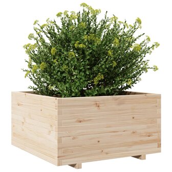 Plantenbak 90x90x49,5 cm massief grenenhout 4