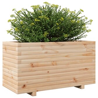 Plantenbak 90x40x49,5 cm massief grenenhout 4