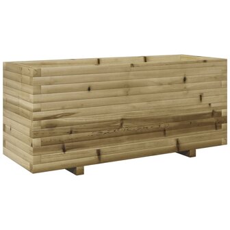 Plantenbak 110x40x49,5 cm ge&iuml;mpregneerd grenenhout 2