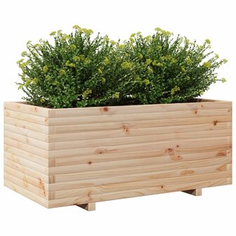 Plantenbak 110x60x49,5 cm massief grenenhout 4