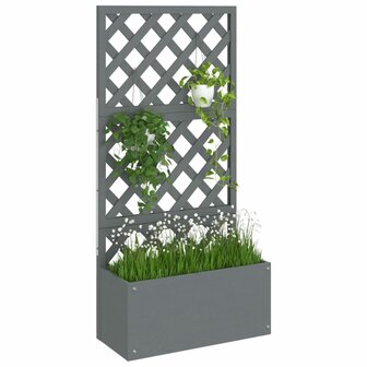 Plantenbak met latwerk 65x33x135 cm HKC 3