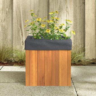 Plantenbak 25x25x25 cm massief acaciahout 3