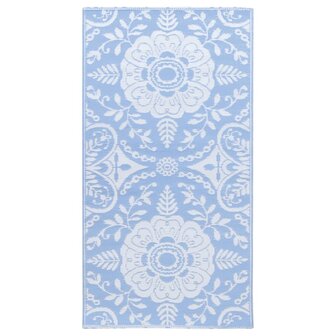 Buitenkleed 80x150 cm PP babyblauw 2