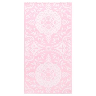 Buitenkleed 80x150 cm PP roze 2