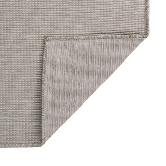 Buitenkleed platgeweven 80x150 cm taupe 2