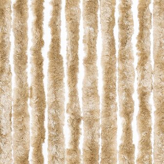 Vliegengordijn 56x185 cm chenille beige 6