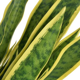 Kunst sanseveria plant met pot 90 cm groen 2