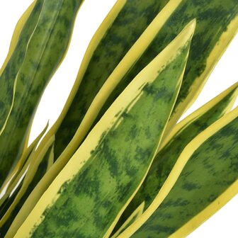 Kunst sanseveria plant met pot 65 cm groen 2