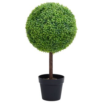 Kunstplant met pot buxus bolvorming 71 cm groen 1