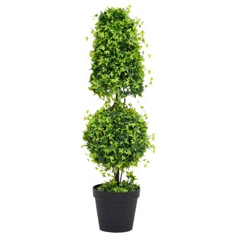 Kunstplant met pot buxus 100 cm groen 1