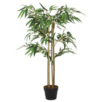 Kunstplant bamboe 760 bladeren 120 cm groen 1