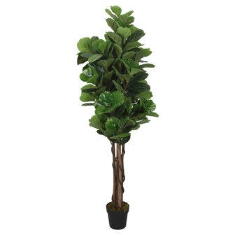 Kunstplant vijgenboom 134 bladeren 120 cm groen 1