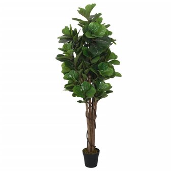 Kunstplant vijgenboom 134 bladeren 120 cm groen 2