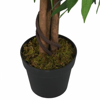 Kunstplant mangoboom 450 bladeren 120 cm groen 4