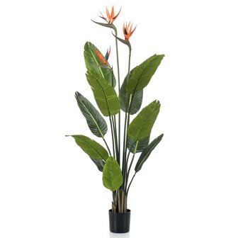 Emerald Kunstplant met pot en bloemen Strelitzia 120 cm 2