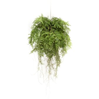 Emerald Kunstvaren hangend met wortels 55 cm 1