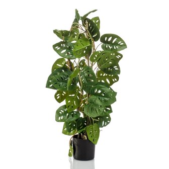 Emerald Kunstplant in pot Monkey monstera 75 cm 1