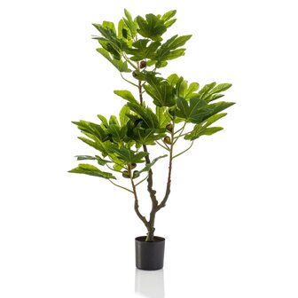 Emerald Kunstplant in pot vijgenboom met fruit 95 cm 1