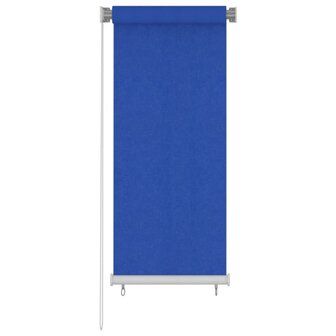 Rolgordijn voor buiten 60x140 cm HDPE blauw 1