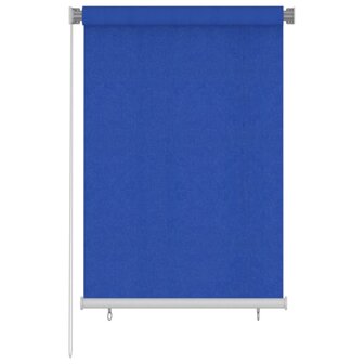 Rolgordijn voor buiten 100x140 cm HDPE blauw 1