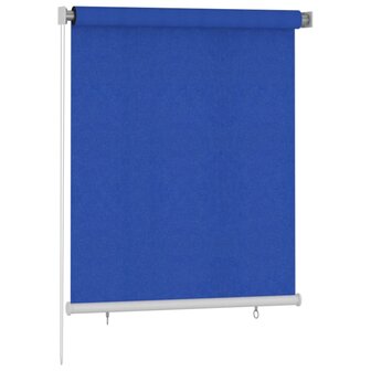 Rolgordijn voor buiten 120x140 cm HDPE blauw 2