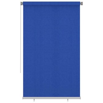 Rolgordijn voor buiten 140x230 cm HDPE blauw 2