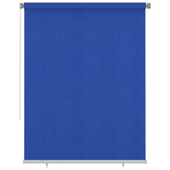 Rolgordijn voor buiten 180x230 cm HDPE blauw 1