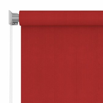 Rolgordijn voor buiten 60x140 cm HDPE rood 3