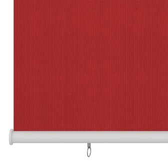 Rolgordijn voor buiten 60x140 cm HDPE rood 4