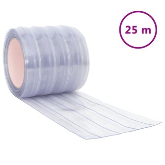 Deurgordijn 200x1,6 mm 25 m PVC transparant 2