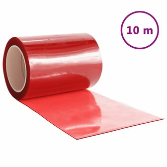 Deurgordijn 300x2,6 mm 10 m PVC rood 2