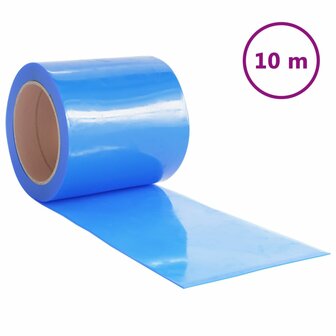 Deurgordijn 200x1,6 mm 10 m PVC blauw 2