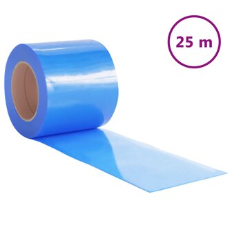 Deurgordijn 200x1,6 mm 25 m PVC blauw 2