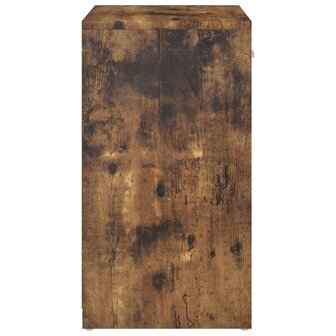 Schoenenbank 94,5x31x57 cm bewerkt hout gerookt eikenkleurig 4