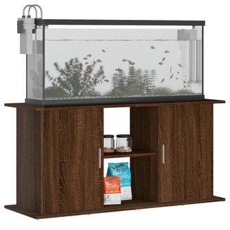 Aquariumstandaard 121x41x58 cm bewerkt hout bruin eikenkleur 3