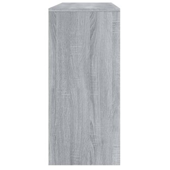 Wandtafel 100x35x76,5 cm bewerkt hout grijs sonoma eikenkleurig 7