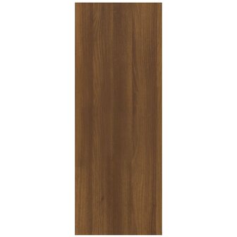 Wandtafel 78x30x80 cm bewerkt hout bruin eikenkleur 6